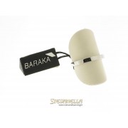 BARAKA' anello oro bianco 18kt referenza AN20543 misura 20 new